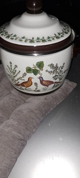 2 Ollas Vintage Decoración Animales