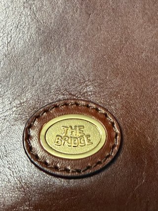 Borsa in pelle da uomo a tracolla marrone