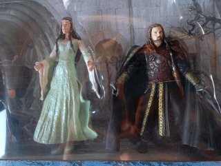 PACK 5 FIGURAS LOTR - ESDLA - TOY BIZ - CORONACIÓN