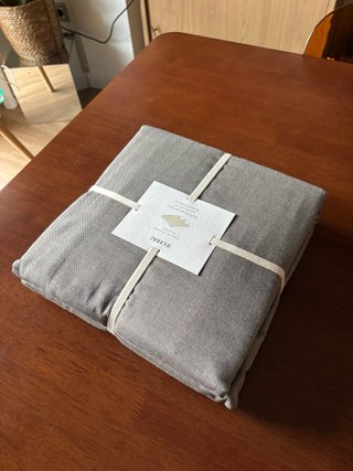 Funda Nórdica Zara Home Gris Algodón