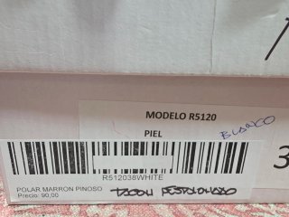 Zapatos Ragazza Talla 38 Blancos Vestir