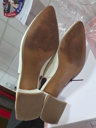 Zapatos Ragazza Talla 38 Blancos Vestir