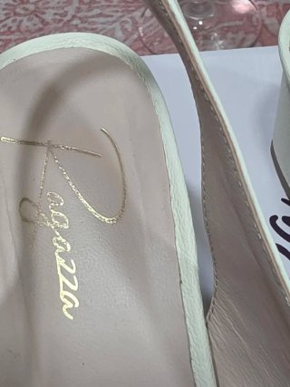 Zapatos Ragazza Talla 38 Blancos Vestir