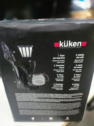 cafetera de goteo Küken tiene una potencia de 650W