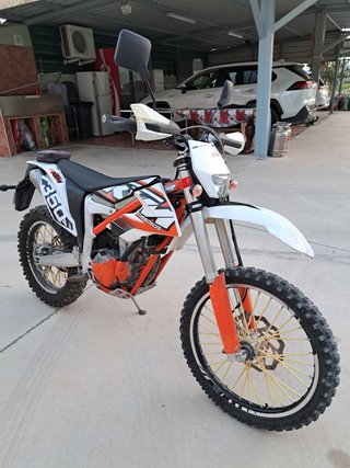 KTM Freeride 350 Enduro Moto Naranja/Blanca