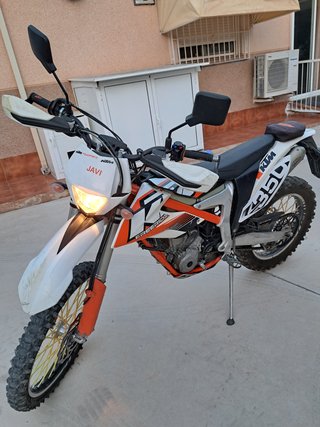 KTM Freeride 350 Enduro Moto Naranja/Blanca