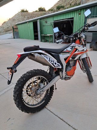 KTM Freeride 350 Enduro Moto Naranja/Blanca
