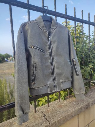Giacca bomber ecopelle donna S