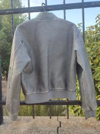Giacca bomber ecopelle donna S