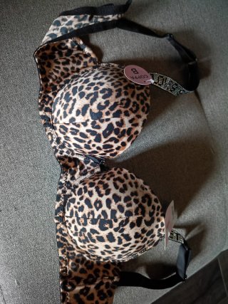 Reggiseno 80B stampa leopardata
