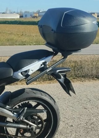 Baúl y soporte Kawasaki ER6N 2013