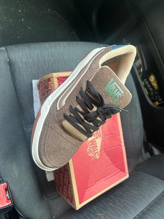 Zapatillas Vans Marrones Anchas