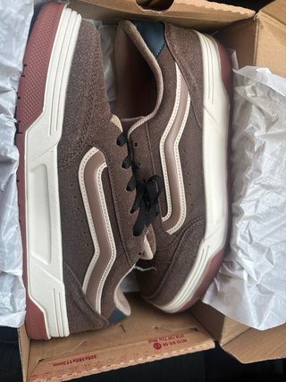 Zapatillas Vans Marrones Anchas