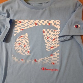 T-shirt Champion ragazzo azzurra,