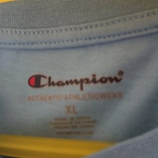 T-shirt Champion ragazzo azzurra,