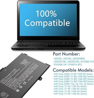 Batteria BRTONG LK03XL per laptop HP Envy X360