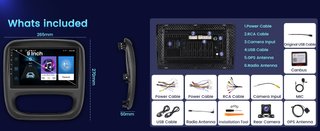 FULUKU 2+64G AutoRadio 9'' Android Renault Trafic