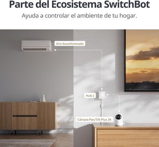 SWITCHBOT cámara Wi-Fi 2K 360 interior detección