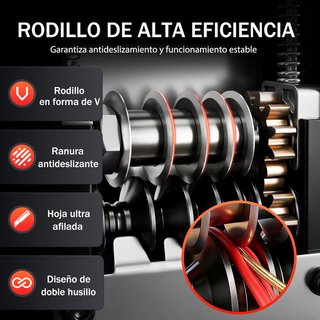 ESOHOT Pelacables 3–17 mm 6 Canales 5 Cuchillas
