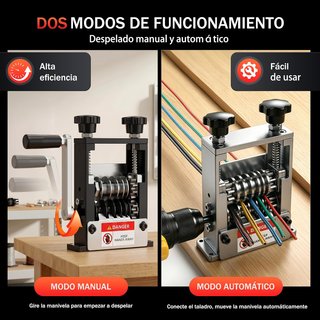 ESOHOT Pelacables 3–17 mm 6 Canales 5 Cuchillas
