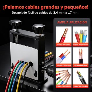 ESOHOT Pelacables 3–17 mm 6 Canales 5 Cuchillas