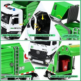 Joellfuner Camion Basura Juguete Efectos Luces