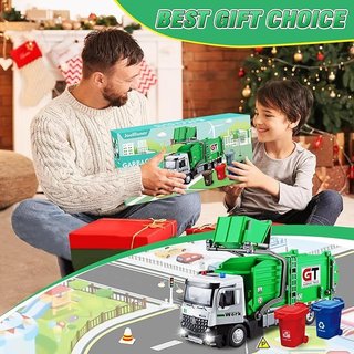 Joellfuner Camion Basura Juguete Efectos Luces