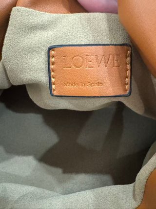 Bolso Loewe Marrón y Dorado