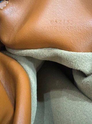 Bolso Loewe Marrón y Dorado