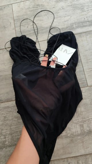 Body negro Zara tirantes finos