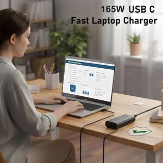 JEESTAM Cargador 165W 28V 5.89A USB‑C Dell