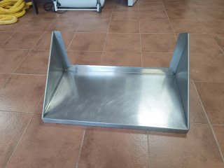 Estantes de Bar Metálicos Plateados