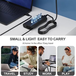 NEGSAIY Cargador 100W 20V 5A USB‑C DELL Precision