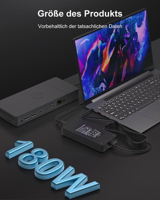 Vanzflow cargador 180W 19.5V 9.23A Dell Dock WD19