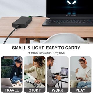NEGSAIY Cargador 180W 19.5V 9.23A 7.4×5.0mm DELL
