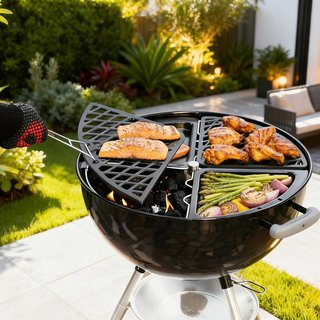 ONLYFIRE Plancha Parrilla Weber 57cm Ø 54,7cm