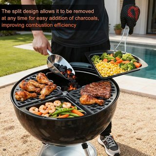 ONLYFIRE Plancha Parrilla Weber 57cm Ø 54,7cm
