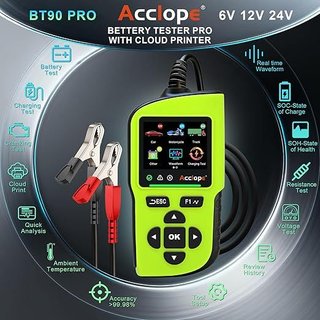 Acclope BT90 PRO test Baterías 6–24V 360Ah 3800CCA