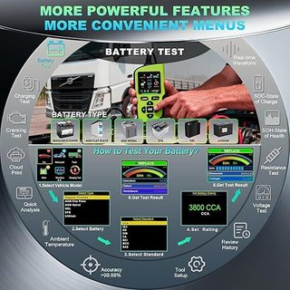 Acclope BT90 PRO test Baterías 6–24V 360Ah 3800CCA