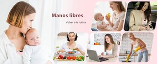 MOMAINI QY108 Pack 2 Sacaleches 4 Modos 12 Niveles