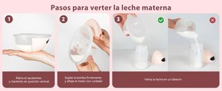 MOMAINI QY108 Pack 2 Sacaleches 4 Modos 12 Niveles