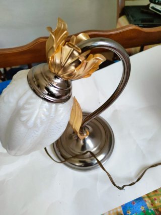 Lampada vintage vetro e metallo