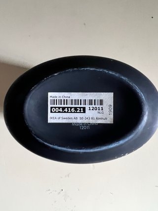 Porta spazzolino Ekoln IKEA grigio scuro