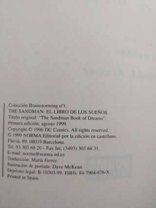 The Sandman el libro de los sueños