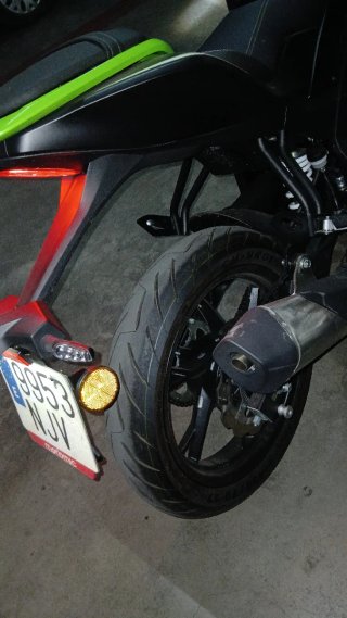 Keeway SRK 125cc Negra y Verde