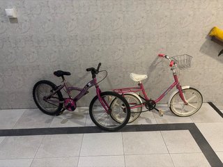 2 Bicicletas Infantiles Moradas