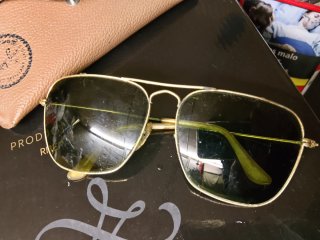 Gafas Ray-Ban Vintage Doradas y Verdes