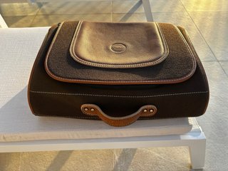 Bolsa Moto Indian Marrón y Negra