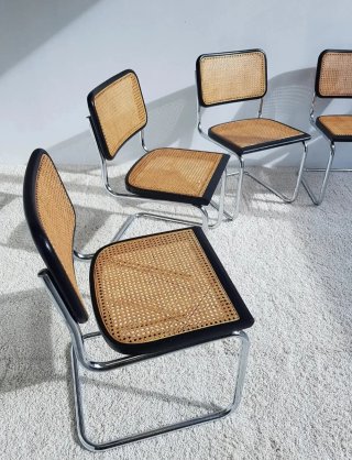 4 Cesca B32 by Marcel Breuer | Vintage 80s