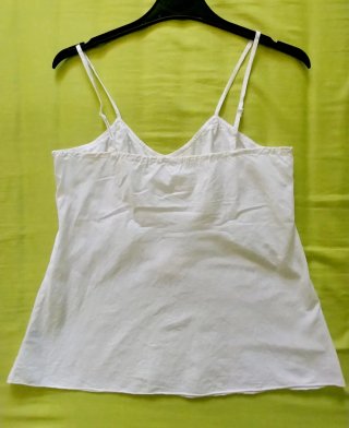Camiseta tirantes blanca mujer talla M
